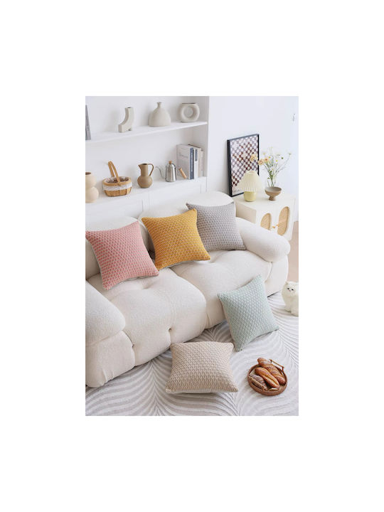 Whitegg Față De Pernă D0200 Din 100% Bumbac Roz 45x45cm