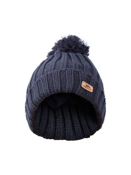 Trespass Kids Beanie Knitted Navy Blue