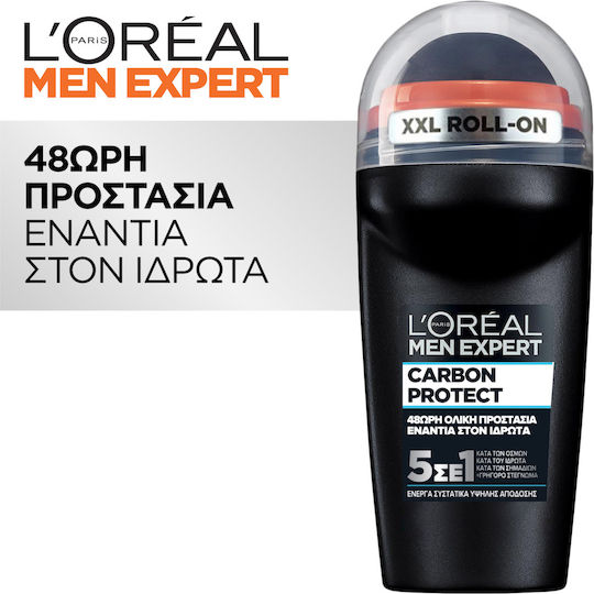L'Oreal Paris Men Expert Carbon Protect 4 in 1 Deodorant 48h In Roll-On 50ml