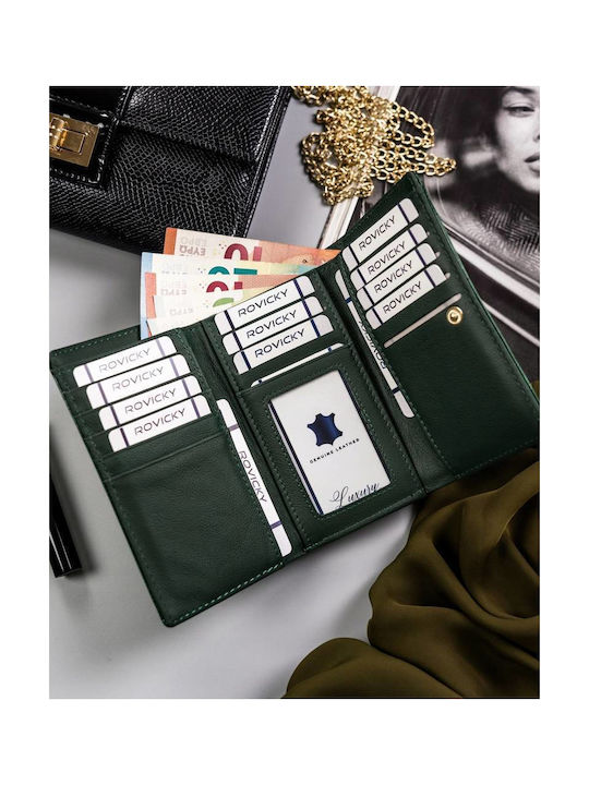 Portofel pentru femei Cards Green