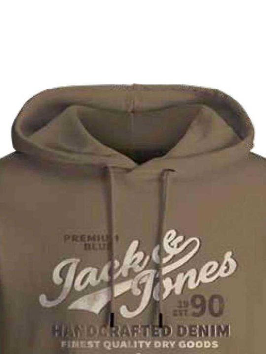 Jack & Jones Logo Sweat Ανδρικό Φούτερ με Κουκούλα ''''''