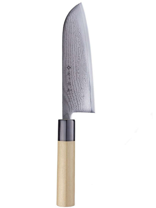 Tojiro Shippu Μαχαίρι Santoku από Δαμασκηνό Ατσάλι 16.5cm