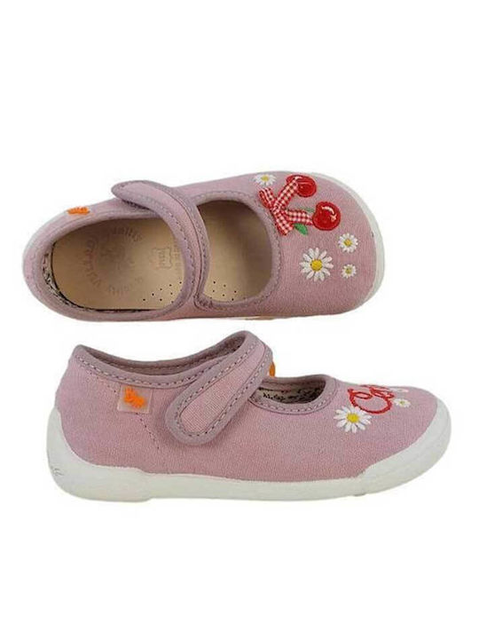 Kids Ballerinas with Hoop & Loop Closure Lilac