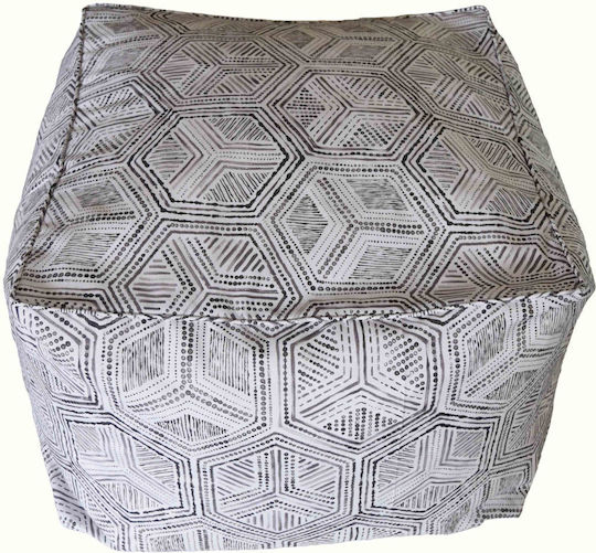 Табуретка Geometric Сив 50x50x45см Табуретка Geometric Сив 50x50x45см