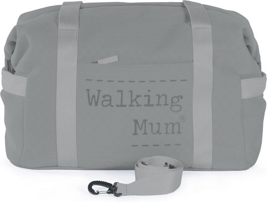 Walking Mum Shoulder/Hand Diaper Bag Xl Weekend Gray 55x25x30cm.