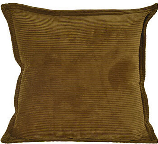 Zaros Sofa-Kissen aus Samt mit Riemen in 3 Farben 45x45cm
