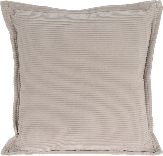 Zaros Sofa-Kissen aus Samt mit Riemen in 3 Farben 45x45cm