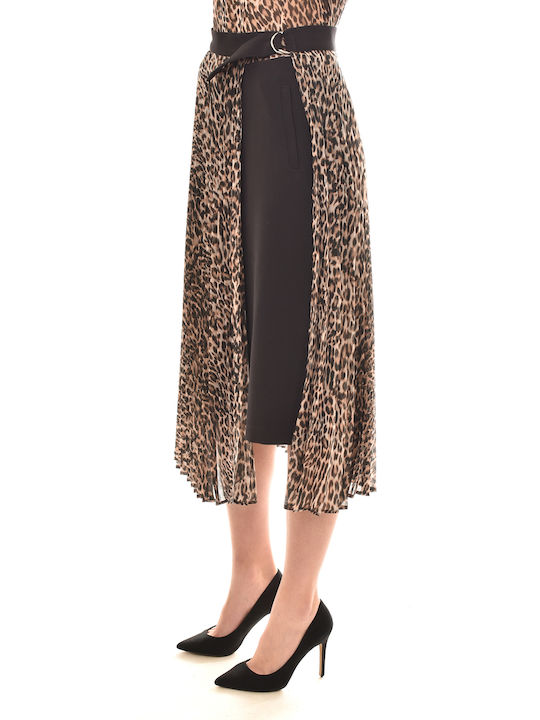 Semiology Envelope Skirt Polka Dot in Brown color