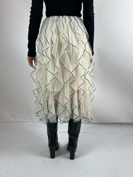 Souvenir Skirt in White color