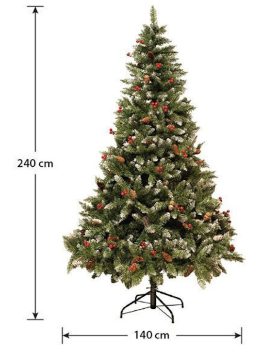 Weihnachtsbaum Merry Berry Beschneit 240cm
