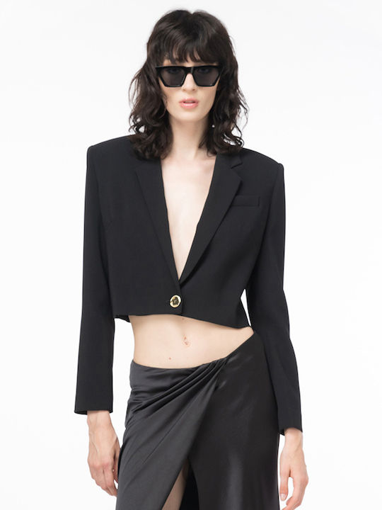 Pinko Sincrotrone Spencer Kurz Damen Blazer Black.