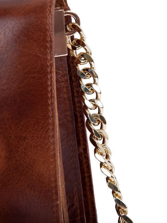 Leather Women's Bag Crossbody Brown