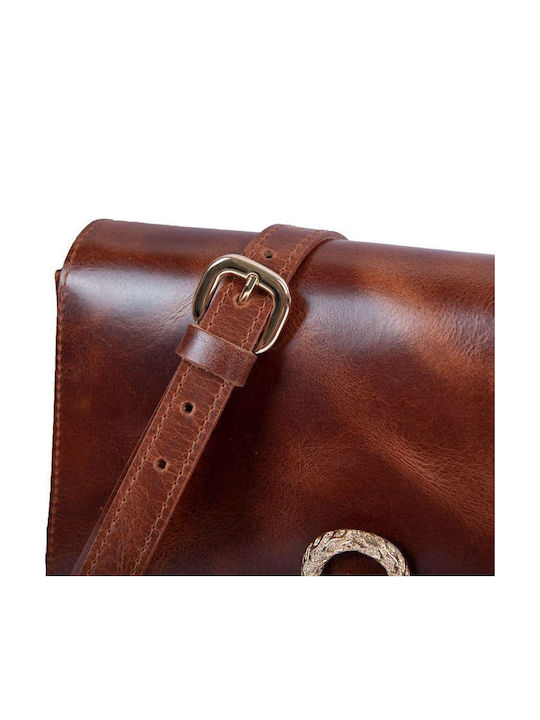 Leather Women's Bag Crossbody Brown