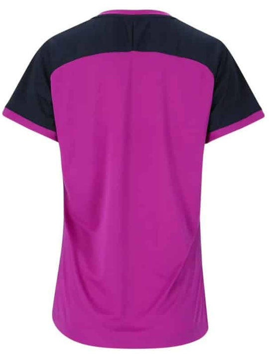 Fz Forza Women's Athletic Blouse Short Sleeve Purple