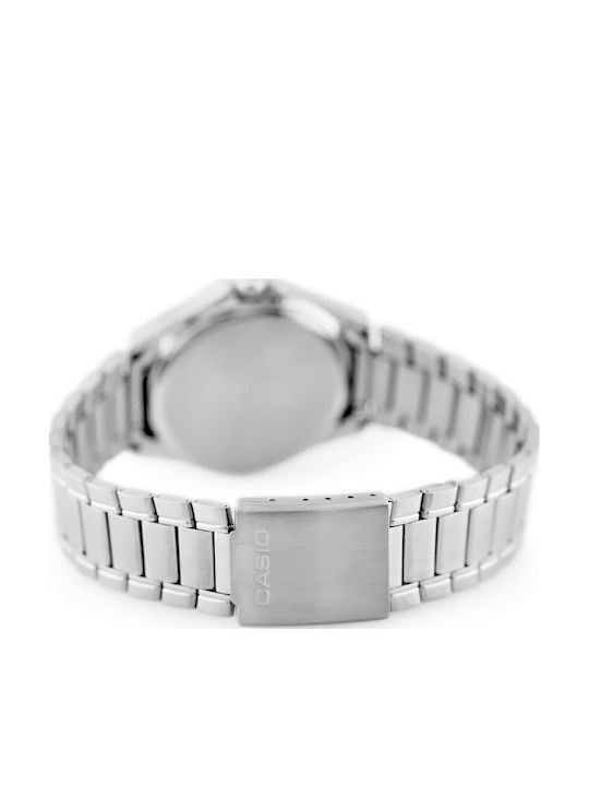 Casio Men's Watch 30mm Battery with Silver Metal Bracelet