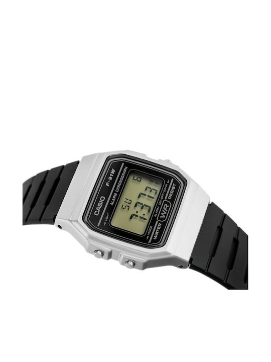 Casio Digital Men's Watch 26mm Chronograph Battery with Black / Black Rubber Strap
