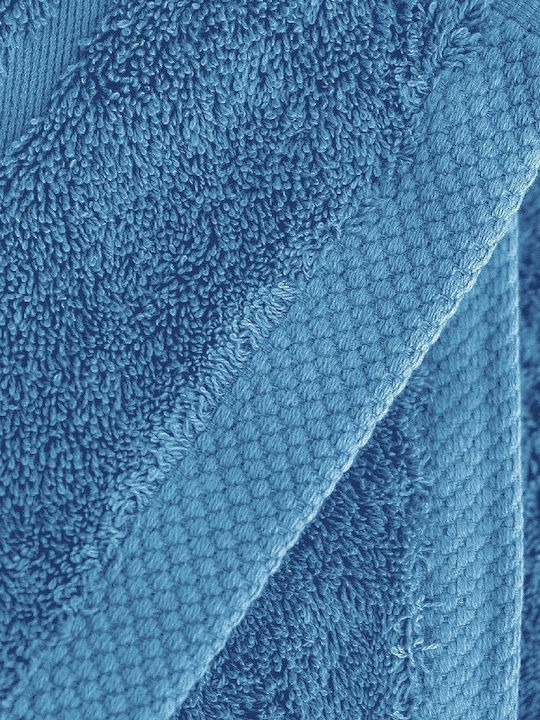 SpitiBazaar Σετ Πετσέτες Μπάνιου 3τμχ Cosy Σιέλ Βάρους 600gr/m²