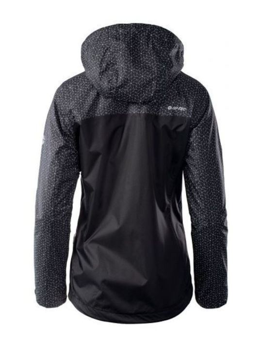 Women's for hiking Short Sports Jacket for Winter Black