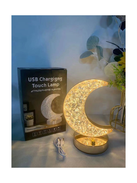 Moon Διακοσμητικό Φωτιστικό LED Θερμό Λευκό Moon Light