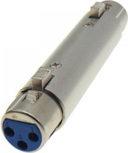 Lz Konverter XLR weiblich zu XLR weiblich Silber 5Stück 01.095.0043