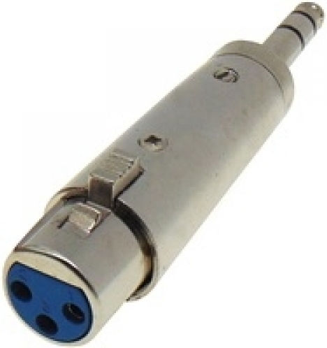 Lz JT-2155 Convertor XLR feminin în 6.3mm masculin Argintiu 5buc