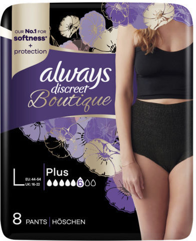Always Εσώρουχα για την Ακράτεια Large Boutique Always Discreet (8τεμ)
