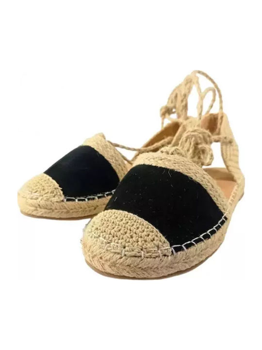 Women's Flat Sandals in Black Color