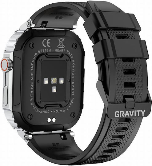 Gravity Gt6 42mm Smartwatch mit Herzfrequenzsensoren Mehrfarbig