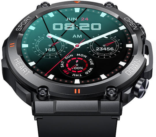 Rubicon Rnce95 47mm Smartwatch mit Pulsmesser (Mehrfarbig)