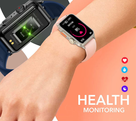 Rubicon Rncf06 Smartwatch με Παλμογράφο (Πολύχρωμο)