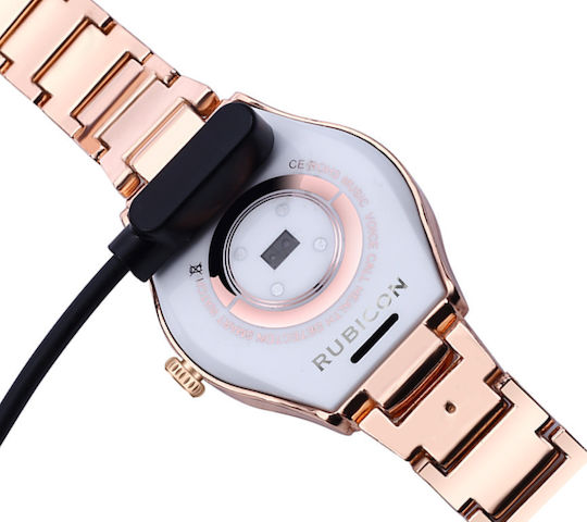 Rubicon Rnce82 Stainless Steel Smartwatch με Παλμογράφο (Πολύχρωμο)