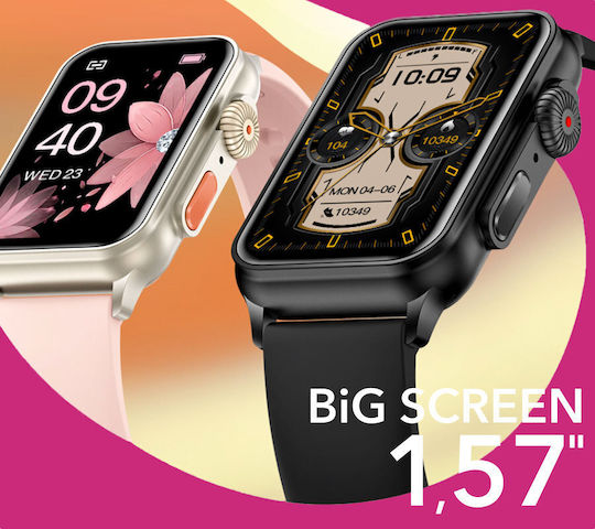 Rubicon Rncf06 Smartwatch με Παλμογράφο (Πολύχρωμο)