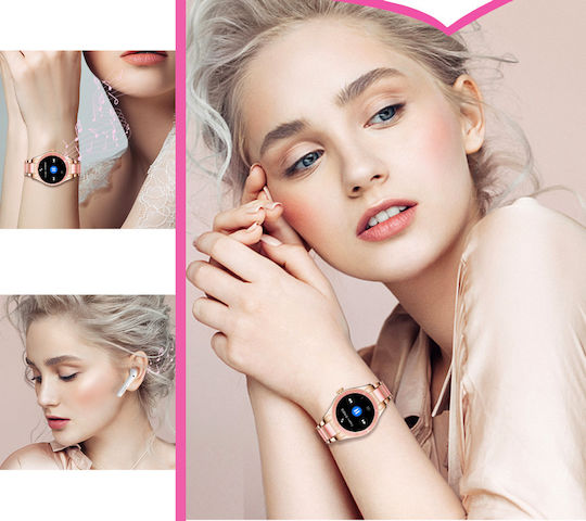 Rubicon Rnce82 Stainless Steel Smartwatch με Παλμογράφο (Πολύχρωμο)