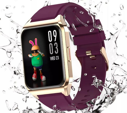 Rubicon Rnce89 Stainless Steel 37mm Smartwatch with Heart Rate Monitor (Multicolour)