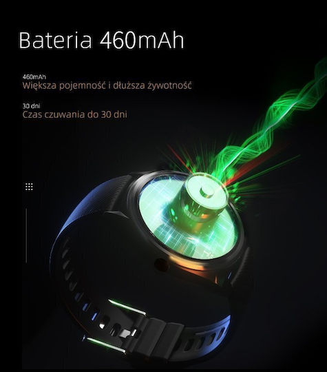 G.Rossi Sg007e Smartwatch με Παλμογράφο (Πολύχρωμο)