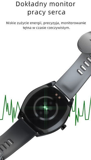 G.Rossi Sg007e Smartwatch με Παλμογράφο (Πολύχρωμο)