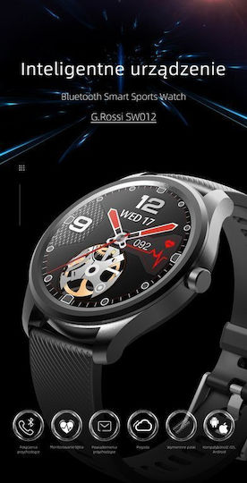 G.Rossi Sg007e Smartwatch με Παλμογράφο (Πολύχρωμο)