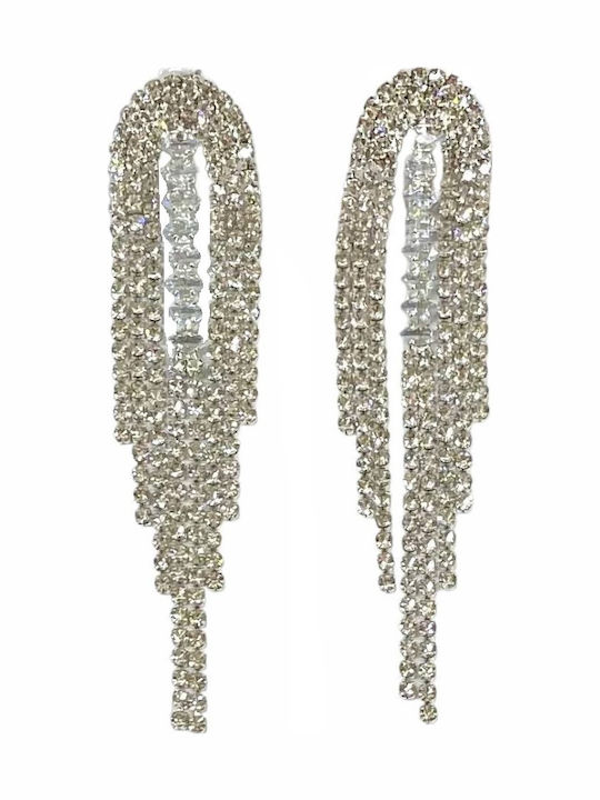 Tatu Moyo Earrings made of Steel with Stones Tatu Moyo Earrings made of Steel with Stones