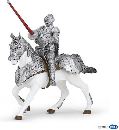 Papo Miniature Toy Horse in Armour for 4+ Years Old 10.6cm