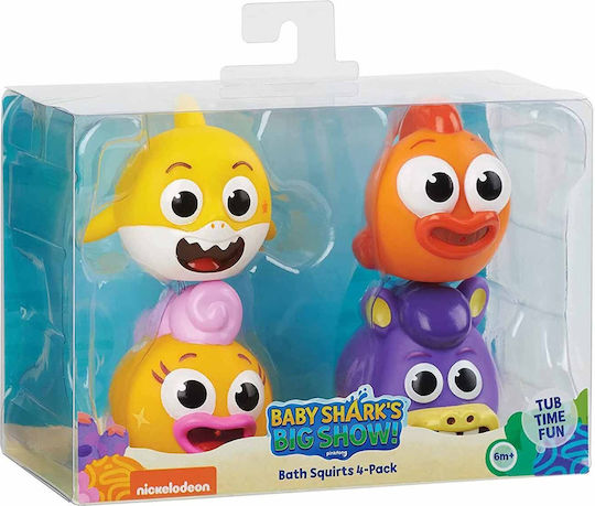 Baby Sharks Water Faces for 6++ Months 4pcs