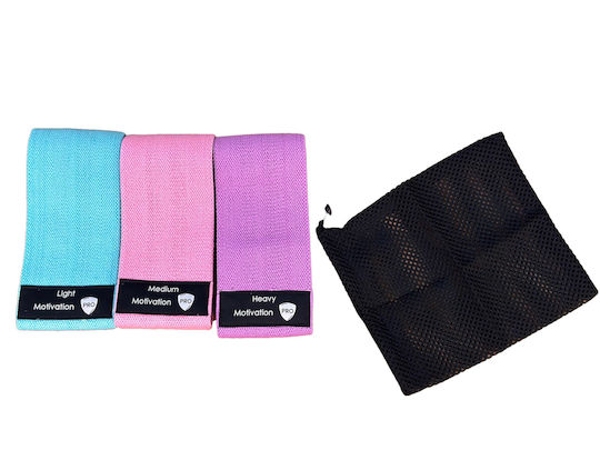 MotivationPro Fitness Mini Loop Bands Σετ 3τμχ Πολύχρωμα