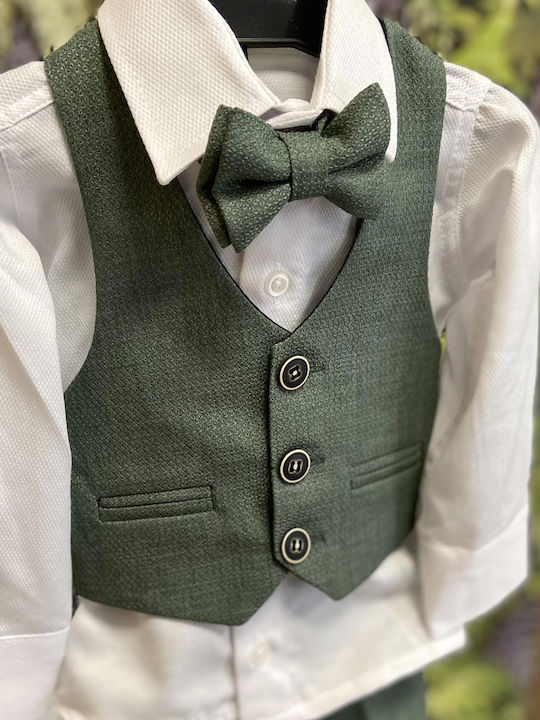 Extan Bebe Costum De Botez Verde