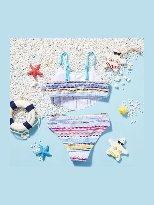 iEFiEL Costum de baie pentru copii Bikini Light Blue