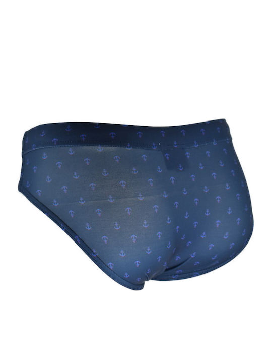 Ανδρικό Μαγιό Slip Blu