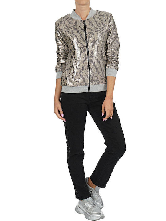 Kendall + Kylie Women's Short Bomber Jacket for Winter