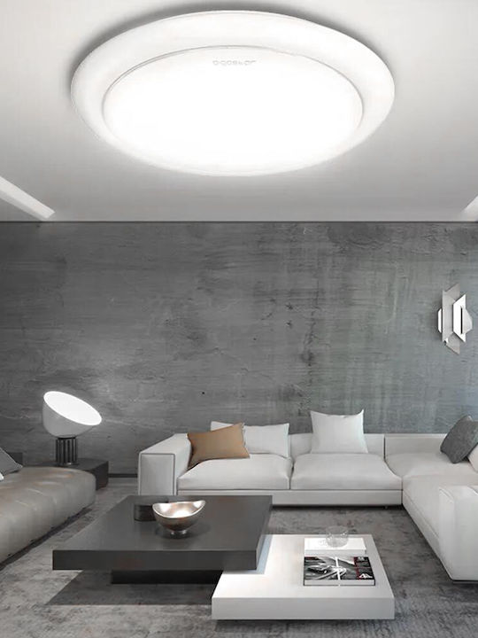 Aigostar Round LED Panel 20W with Cool White Light 6500K