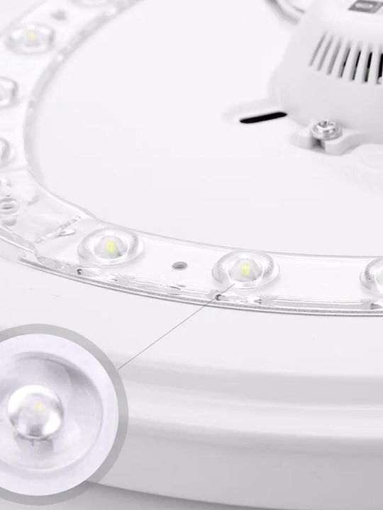 Aigostar Round LED Panel 20W with Cool White Light 6500K