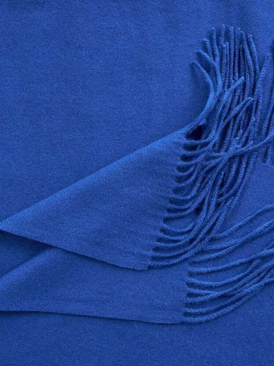 Женски шал от вълна Blue