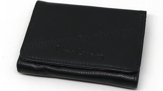 Pierre Cardin Lederne Tabaktasche in Schwarz mit Verschluss