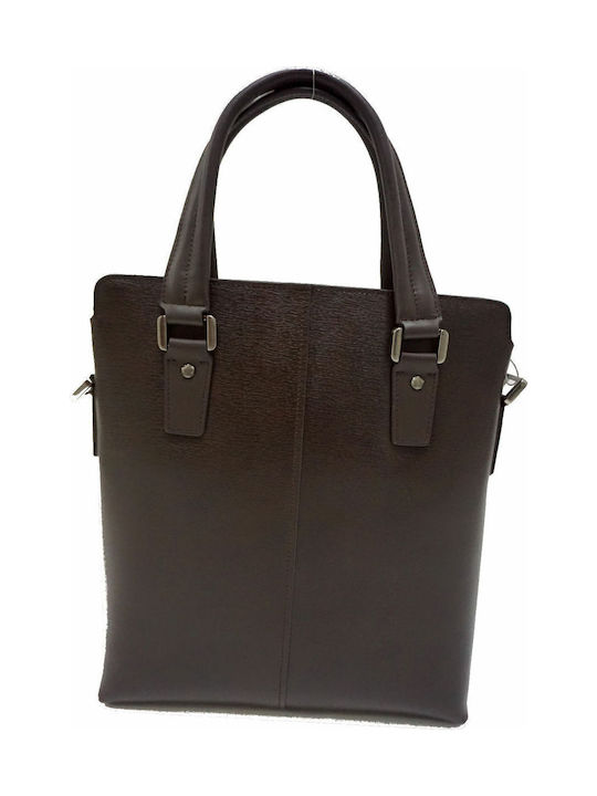 Piele Geantă pentru bărbați De umăr / tip crossbody Maro